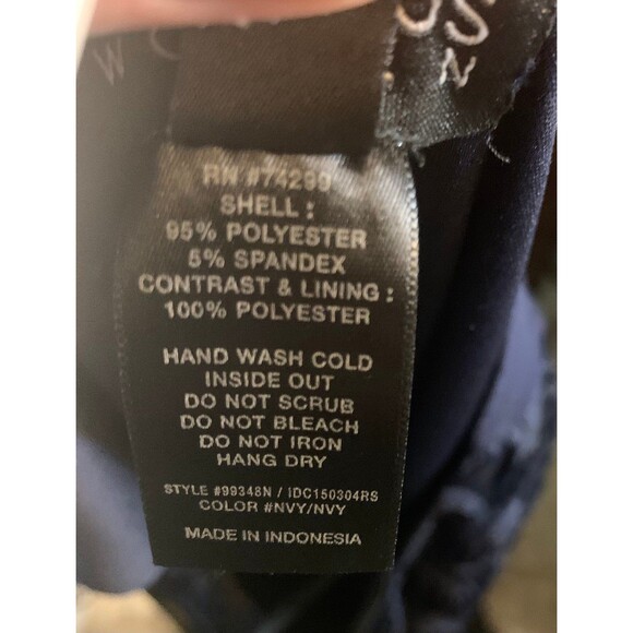 En Focus NEW Formal Blue Dress Women’s Sequin Rosette Empire Ruched - Picture 7 of 7